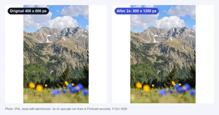 Find Out How Large You Can Print a Photo and What an Upscale Adds cover