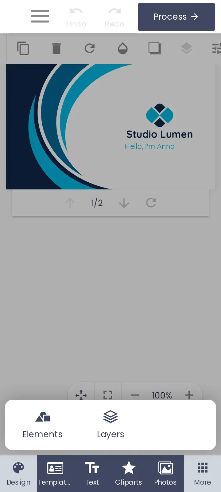 Tapping More opens the tabs that did not fit.