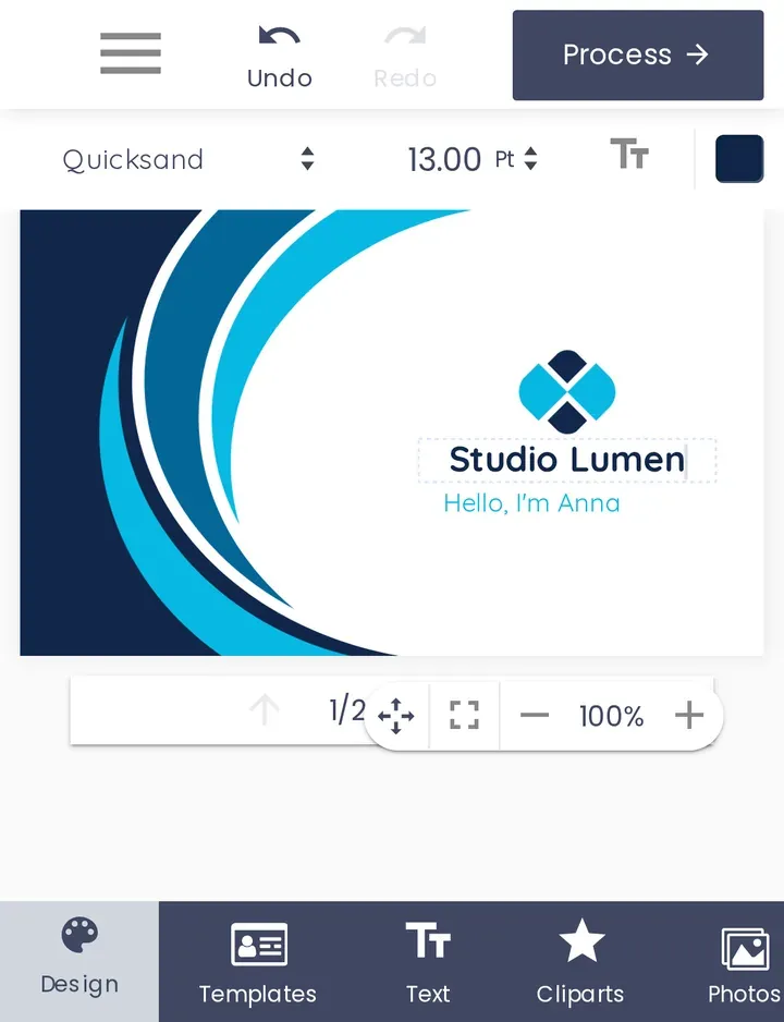 Before: editing with the keyboard open: long decimals and small icons.